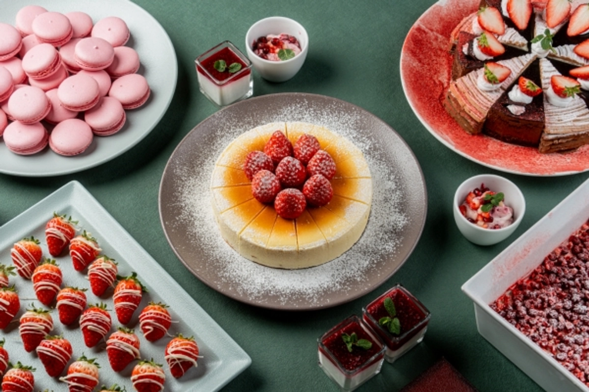 본푸드서비스, 호텔 뷔페 레스토랑서 겨울 시즌 딸기 디저트 출시 - 뉴스 썸네일 이미지