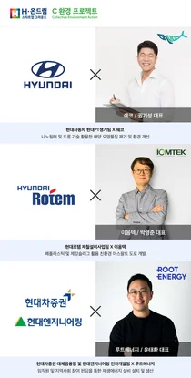 현대차그룹×3개 스타트업, 환경 프로젝트 공동추진