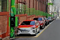 국내최초 '전주 거치형' 전기차 충전소 부산에 설치된다