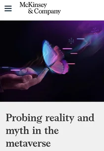 [스투/리포트] 메타버스에 관한 오해와 실상...맥킨지 리포트