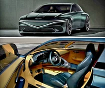 제네시스, 전기차 콘셉트 ‘엑스 스피디움 쿠페’ 