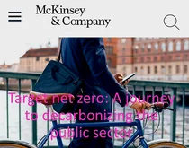 [스투/포커스] 공공부문 '넷 제로' 달성 위한 전략 - 맥킨지 리포트