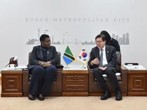 박형준 시장, 안젤린 마불라 탄자니아 국토부 장관 접견