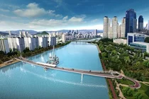 부산의 새 랜드마크 '수영강 휴먼브릿지' 13일 기공식