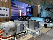 볼보, 한국에서 40t급 대형전기트럭 첫 공개..1회충전 300km