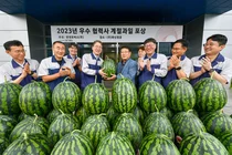 현대모비스, 협력사에 수박 7000통 선물