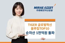 미래에셋, ‘TIGER 글로벌혁신블루칩TOP10 ETF’ 순자산 1천억원 돌파