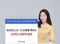 갈 곳 애매한 시중자금..연 4%대 은행채 ETF에 자금 쇄도
