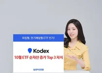 삼성 KODEX, 지난달 ETF 순자산 증가 상위권 휩쓸어