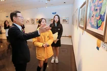 우리은행 '우리미술대회' 수상작 본점 전시