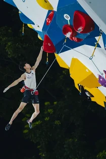 스포츠클라이밍 정지민, 파리 올림픽 아시아 예선전 은메달