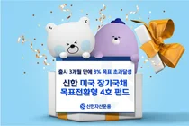 신한 미국 장기국채 목표전환형펀드 목표수익률 8% 초과