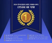 신한금융그룹 3사, 한국산업 브랜드파워 7관왕