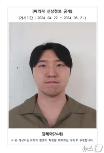 헤어지자는 여친 살해 26살 김레아 머그샷 공개