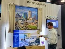 삼성전자, 하이텍2024서 '에어플레이' 탑재 호텔TV 선봬