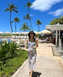 이연희, D라인 공개..태국서 태교 여행 만끽