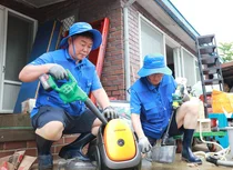 삼성전자서비스, 집중호우 피해 지역에서 수해 복구 서비스 실시