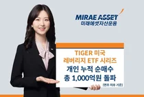 ‘TIGER 미국 레버리지 ETF 시리즈’ 올해 개인 순매수 천억