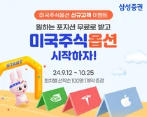 삼성증권, '미국주식옵션 신규고객 이벤트' 실시