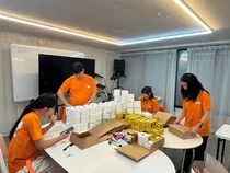 bhc치킨 대학생 봉사단, 쪽방촌에 생활용품 전달