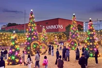 시몬스 침대, 경기 이천에 크리스마스 트리 · 일루미네이션 선보여