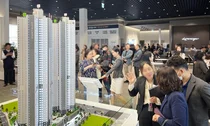 울산 ‘번영로 롯데캐슬 센트럴스카이’ 견본주택, 첫날부터 '북적북적'