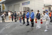 동아쏘시오그룹 본사서 중대재해 훈련