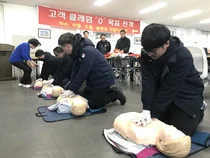 코아스, 공장직원 심폐소생술및 응급처치 안전보건교육 실시