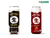 세븐일레븐, '한정판' 투명캔 생맥주 2종 출시