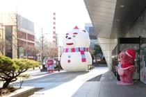 롯데홈쇼핑, 선유도 일대 벨리곰 공공 디자인 선봬