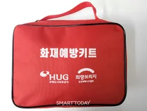 HUG, 희망브리지와 부산 재난 취약계층에 화재 안전 장비 세트 지원