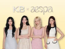 KB국민은행, 에스파와 광고모델 재계약..5년째 동행