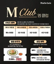 매드포갈릭, 멤버십 ‘M CLUB’ 전면 개편...혜택 확대