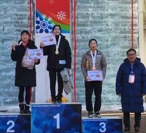 신운선·차유진, 전국동계체육대회 아이스클라이밍 2년 연속 1위