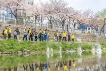 HDC현대산업개발, 동대문구 성북천 일대서 아홉 번째 릴레이 봉사활동 진행