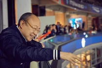 김승연 한화 회장, 이글스 경기 직관..