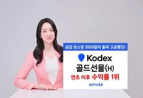 삼성 KODEX 골드선물, 올해 수익률 27.7% '1위'