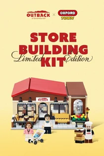 아웃백X옥스포드 세 번째 협업...한정판 블록 키트 증정