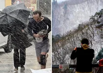 '극심한 대기 불안정'..전국에 눈·우박·강풍