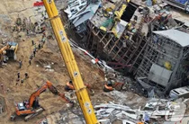 광명 신안산선 붕괴 사고, '추가 붕괴' 우려로 수색 중단