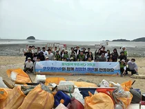 코오롱ENP, 영종도 용유해변 ‘반려해변’ 입양… 해양 생태계 보호 나서