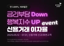 교보증권, 신용거래 금리인하 이벤트 실시