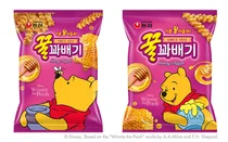 농심 꿀꽈배기, ‘곰돌이 푸’ 콜라보 제품 한정 판매