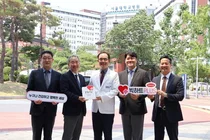 한미, 환우 직접 찾아 마음 나눴다