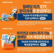 미래에셋, 액티브 리츠 TIGER ETF 2종 신규 상장