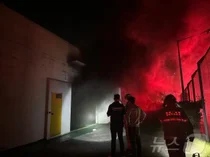 영암 HD현대삼호 화재…집단 휴가 첫날 변전소에 불