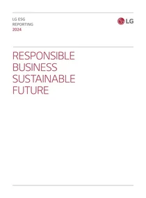 LG, ‘2024 ESG 보고서’ 발간···온실가스 배출량 2018년 대비 19% 감축