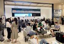 ‘망포역 푸르지오 르마크’, 영통 랜드마크 기대감에 견본주택 '북적'