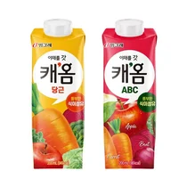 빙그레, 과채주스 신제품 ‘캐옴 당근’·‘캐옴 ABC’ 출시