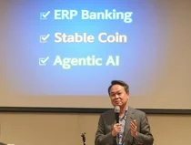 진옥동 신한금융 회장, 'USDT' 테더 부사장과 면담